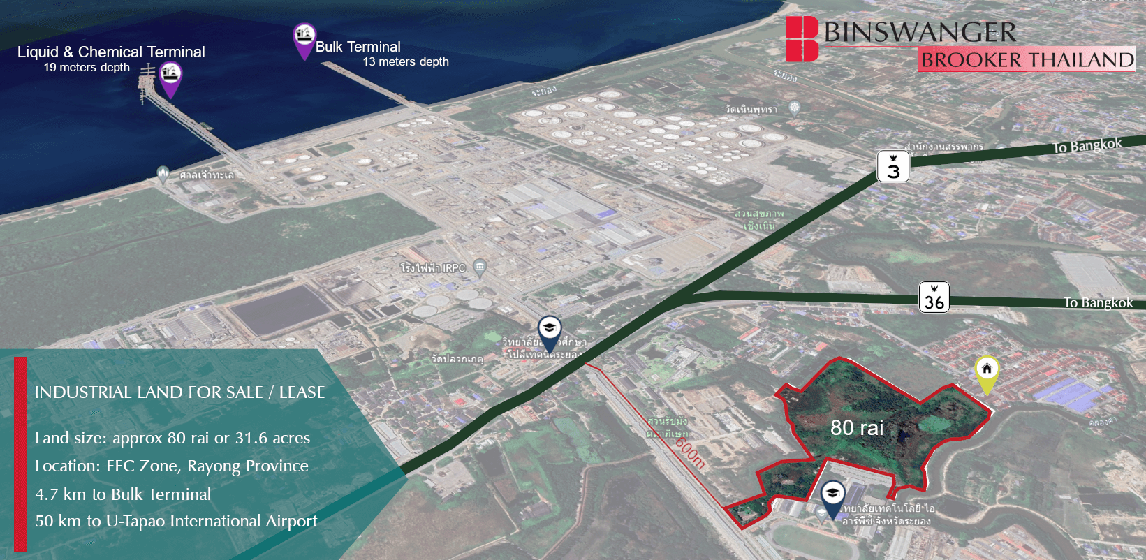 INDUSTRIAL LAND FOR SALE / LEASE